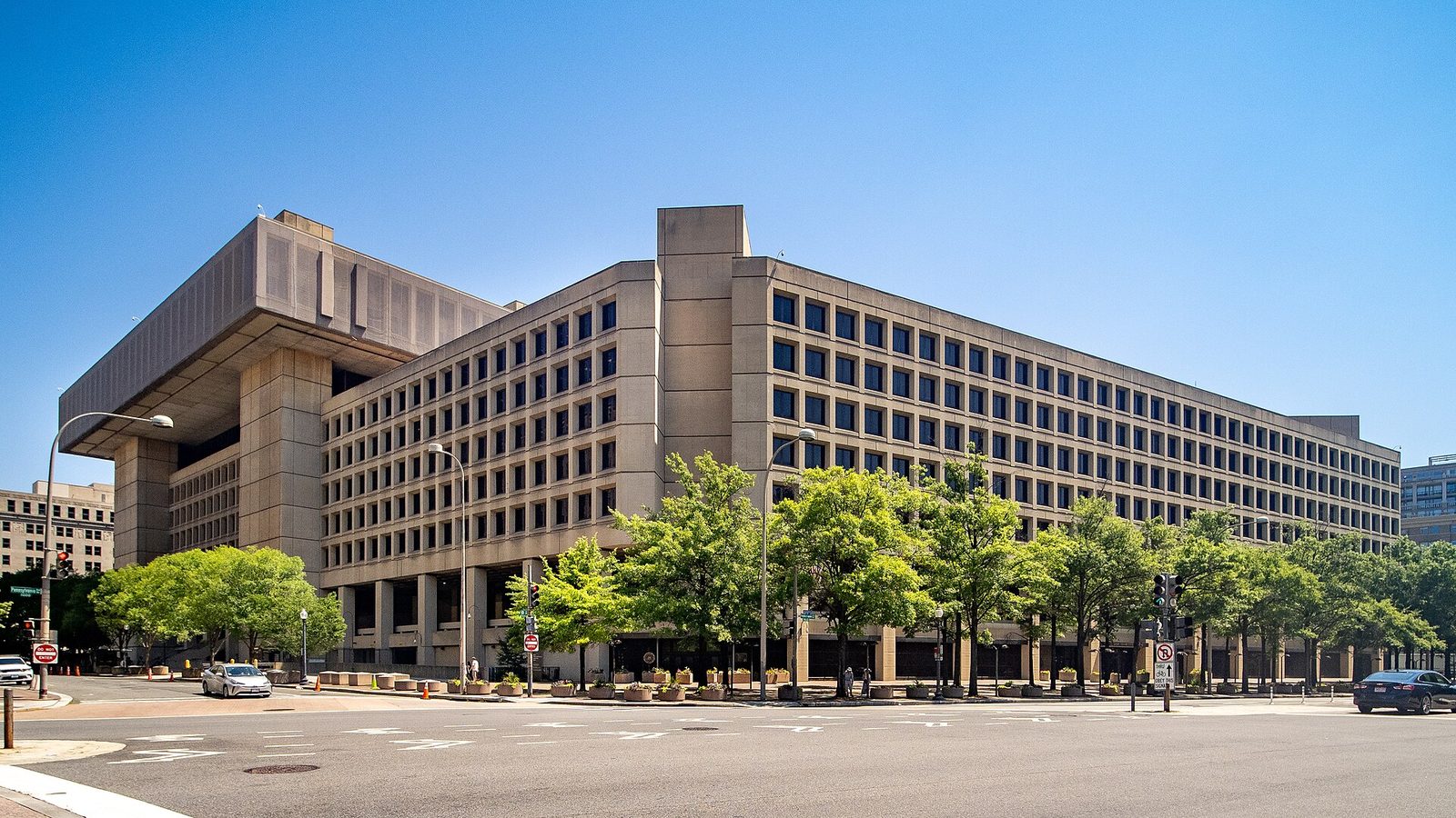 The J. Edgar Hoover Building, FBI headquarters in Washington